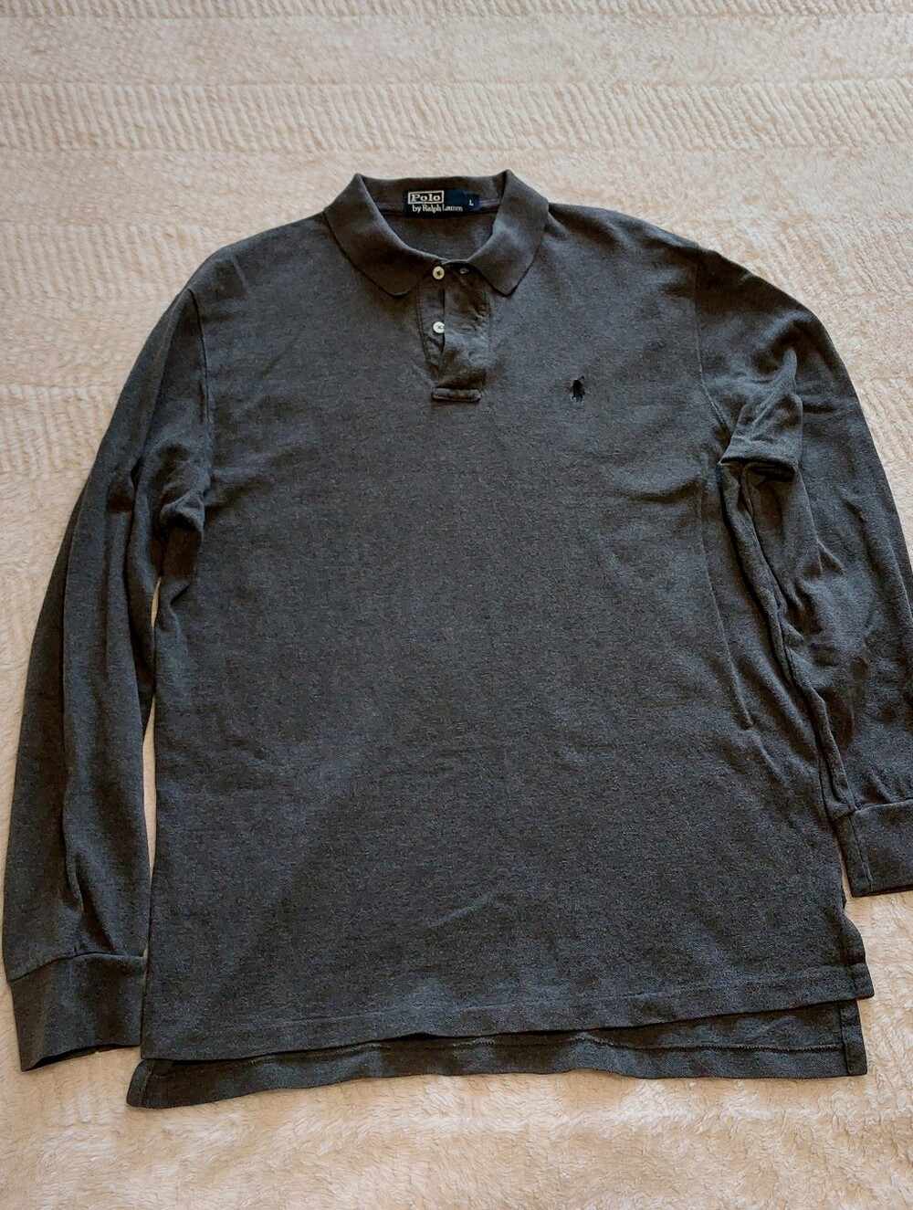 Ralph Lauren Longsleeve Polo Dark Grey